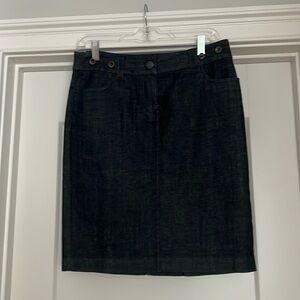 J.Crew Denim Skirt Dark Wash Size 4